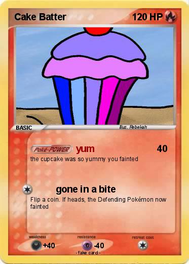 Pokemon Cake Batter
