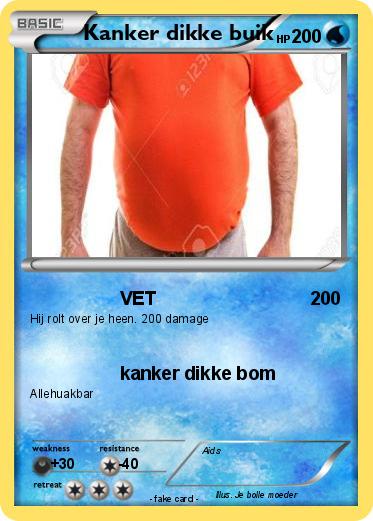 Pokemon Kanker dikke buik