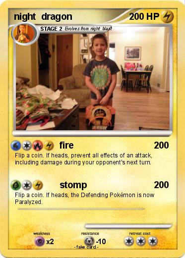 Pokemon night  dragon