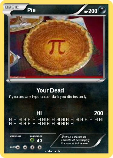 Pokemon Pie