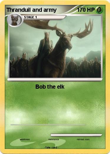 Pokemon Thranduil and army