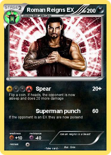 Pokemon Roman Reigns EX