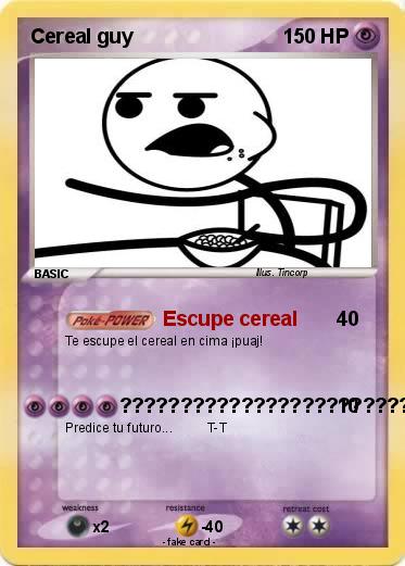Pokemon Cereal guy