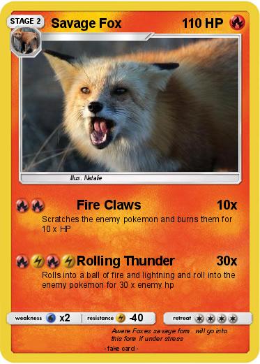 Pokemon Savage Fox