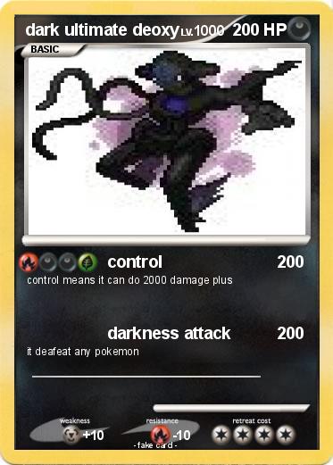 Pokemon dark ultimate deoxy