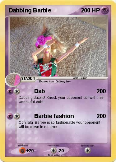 Pokemon Dabbing Barbie