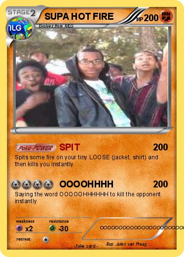 Pokemon SUPA HOT FIRE