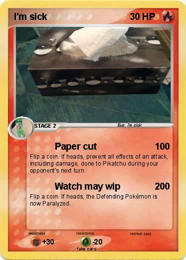 Pokemon I'm sick
