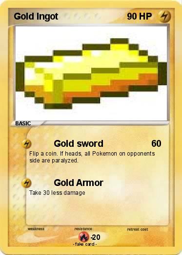 Pokemon Gold Ingot