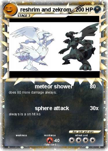 Pokemon reshrim and zekrom