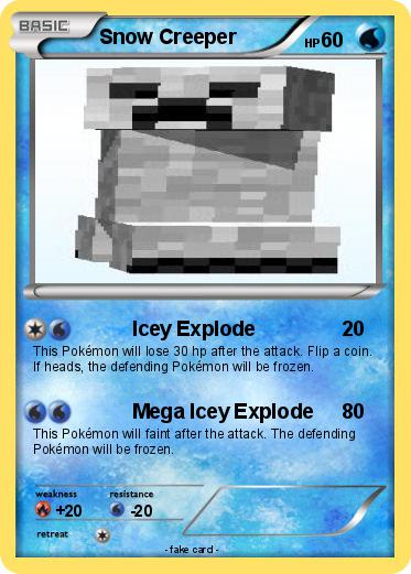 Pokemon Snow Creeper Pokemon Snow Creeper