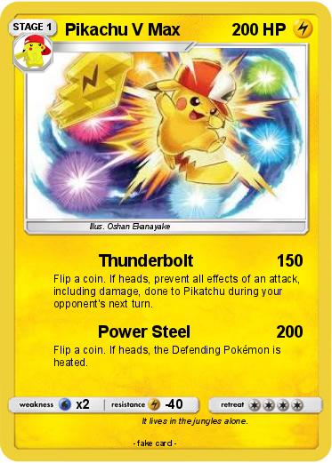 Pokemon Pikachu V Max