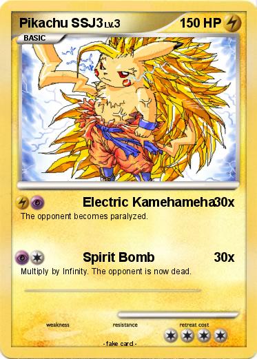 Pokemon Pikachu SSJ3