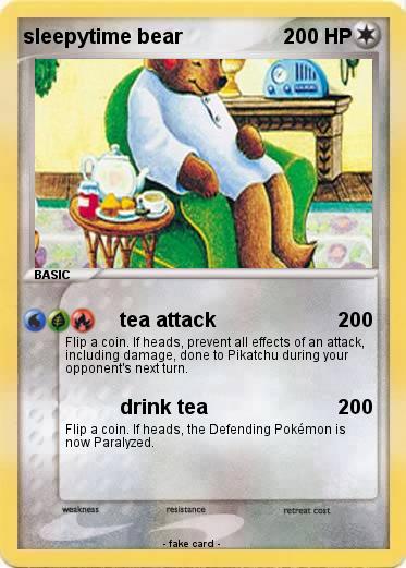 Pokemon sleepytime bear