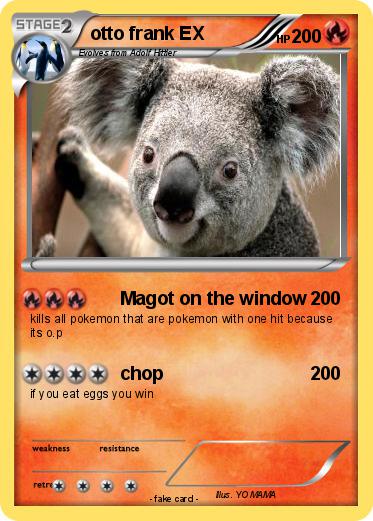 Pokemon otto frank EX
