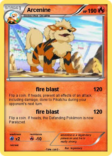 Pokemon Arcenine