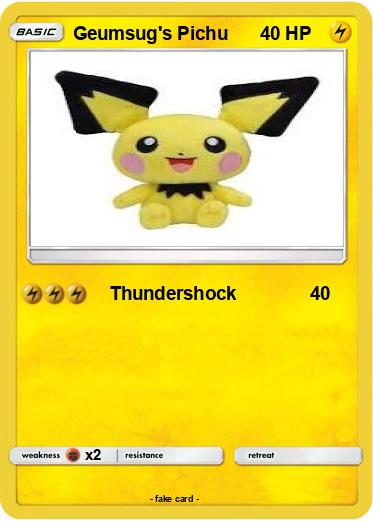 Pokemon Geumsug's Pichu