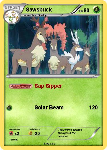Pokemon Sawsbuck