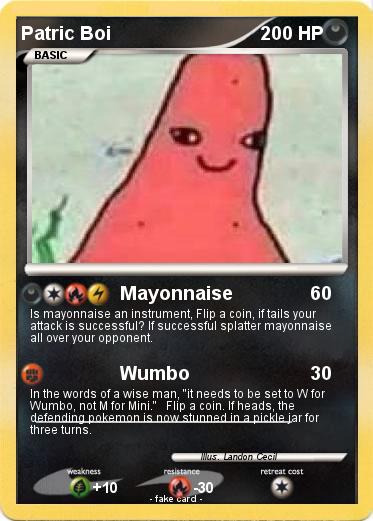 Pokemon Patric Boi