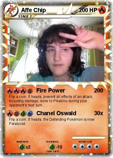 Pokemon Affe Chip
