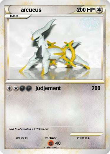 Pokemon arcueus
