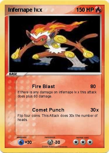 Pokemon Infernape lv.x