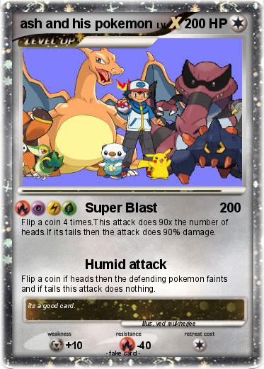 Pokemon ash and his pokemon