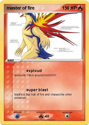 Pokemon master of fire