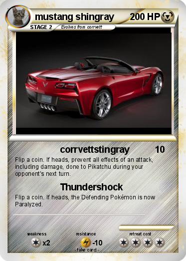 Pokemon mustang shingray