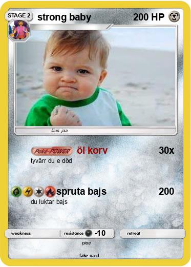 Pokemon strong baby