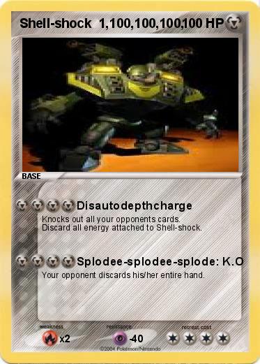 Pokemon Shell-shock  1,100,100,100,