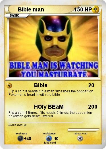 Pokemon Bible man