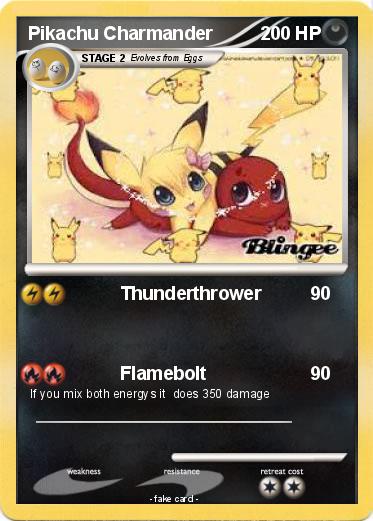 Pokemon Pikachu Charmander