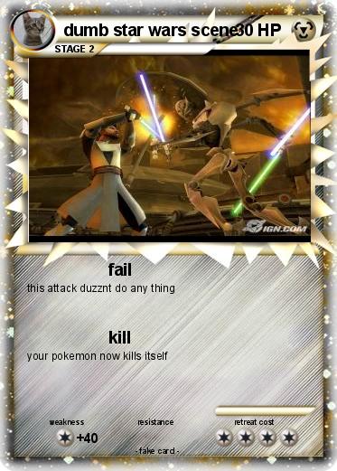 Pokemon dumb star wars scene