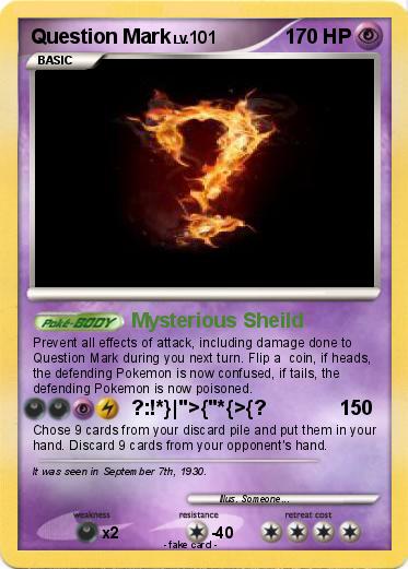 Pokemon Question Mark