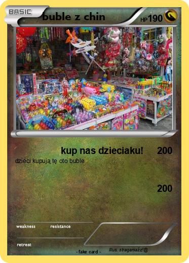 Pokemon buble z chin