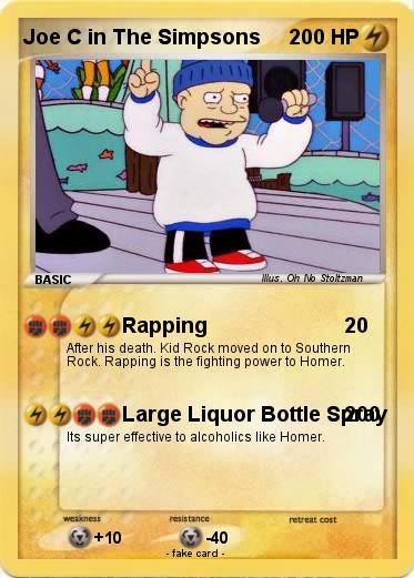 Pokemon Joe C in The Simpsons