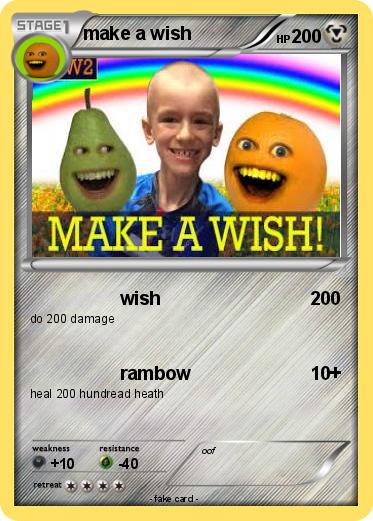 Pokemon make a wish