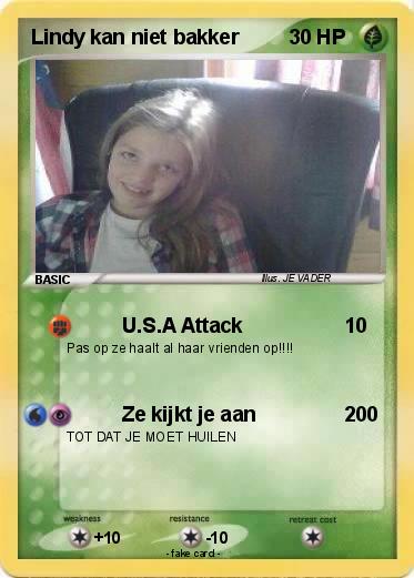 Pokemon Lindy kan niet bakker