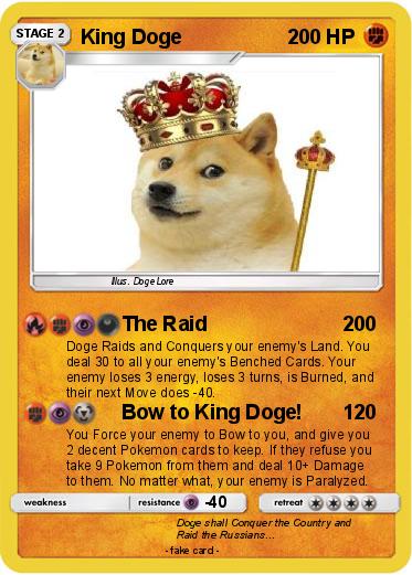 Pokemon King Doge