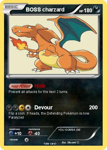 Pokemon BOSS charzard