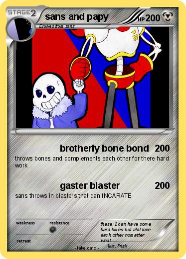 Pokemon sans and papy