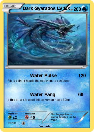 Pokemon Dark Gyarados LV:EX