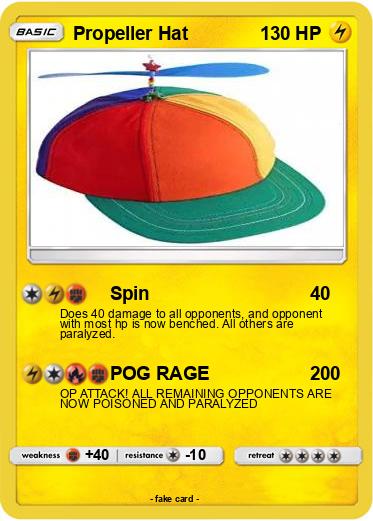 Pokemon Propeller Hat