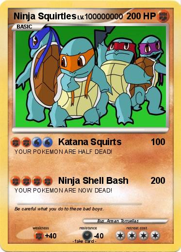 Pokemon Ninja Squirtles