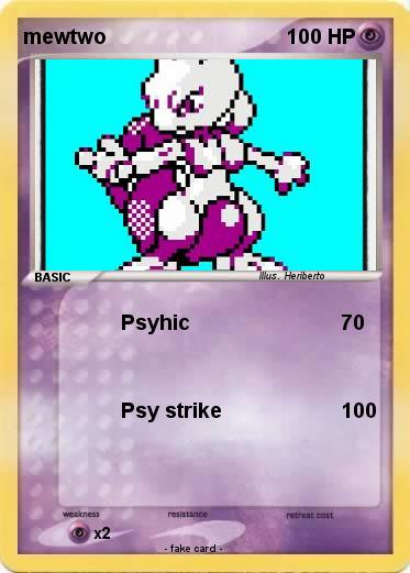 Pokemon mewtwo