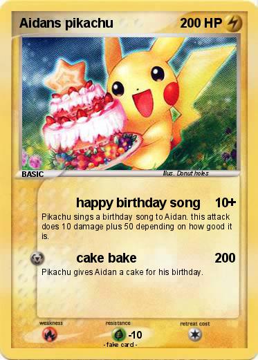 Pokemon Aidans pikachu
