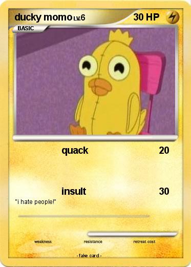 Pokemon ducky momo