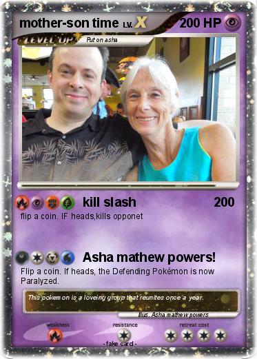 Pokemon mother-son time