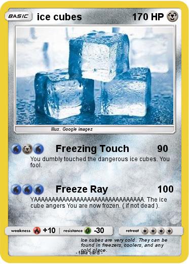 Pokemon ice cubes